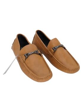 Aston Marc Mens Charter-03 Tan Bit Loafer Driving Shoes Size 9M